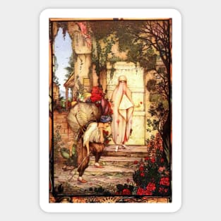 The Arabian Nights - Edward Detmold Sticker